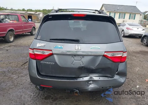 2011 Honda Odyssey Ex-L из США, поврежденный, VIN 5FNRL5H66BB059207